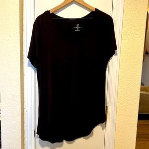 EUC Black V-Neck Tee